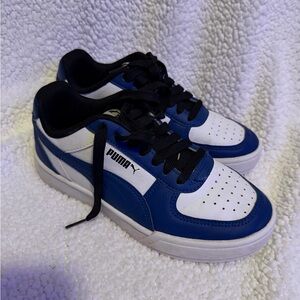 Puma Blue and White Sneakers